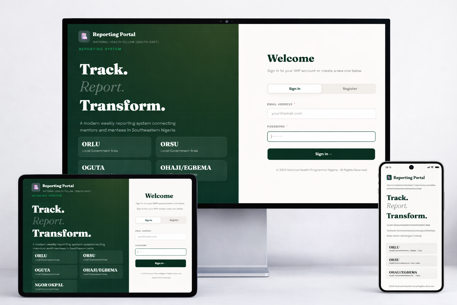 NHP Health Mentoring Portal